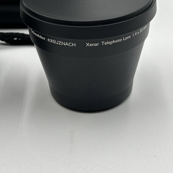 Kodak Schneider 1.4 x 55mm Xenar Telephoto Lens Black- W/ Case Made In Japan - Picture 2 of 9